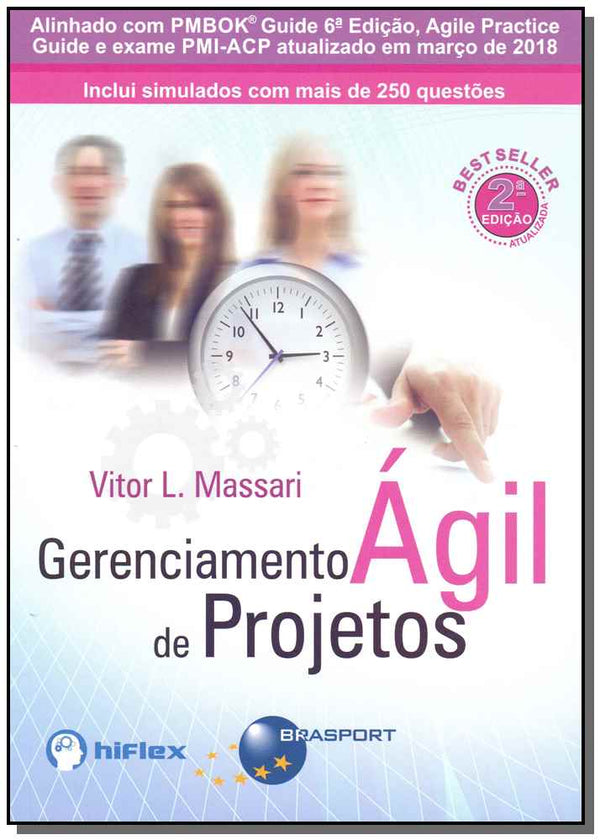 Capa do livro Gerenciamento Ágil de Projetos - 02ed/18, de Vitor L. Massari