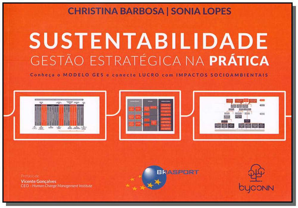 Capa do livro Sustentabilidade Gestão Estratégica na Prática, de Christina Barbosa, Sonia Lopes