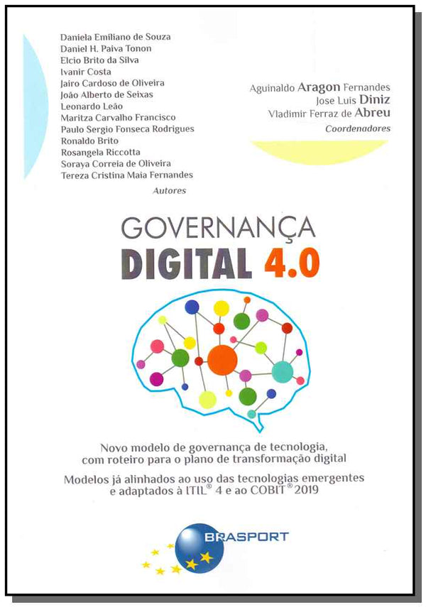 Capa do livro Governança Digital 4.0, de Fernandes; Abreu; Diniz