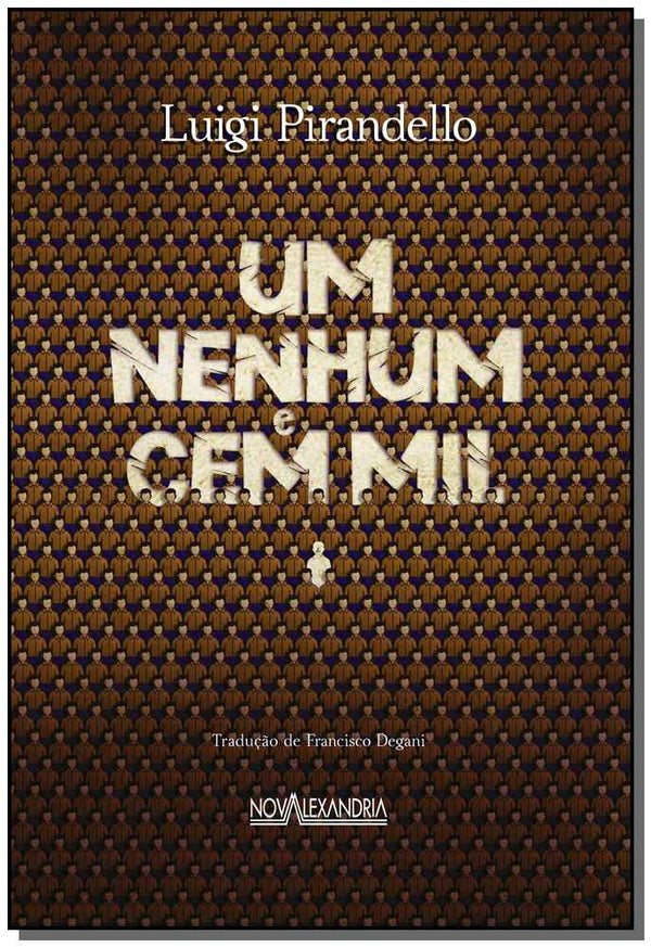 Capa do livro Um, Nenhum e Cem Mil, de Luigi Pirandello