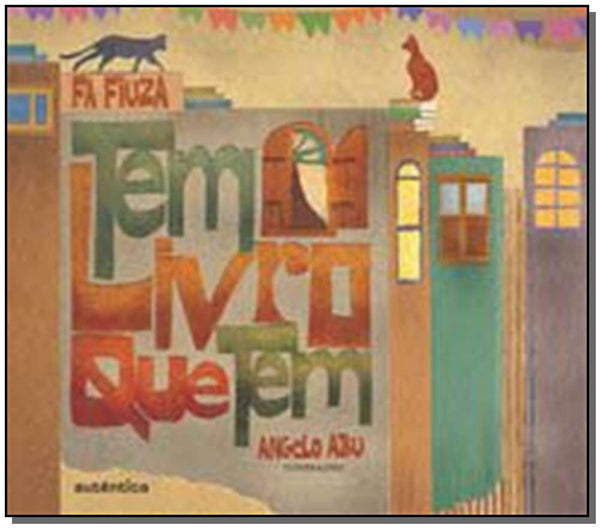 Capa do livro Tem Livro que Tem, de Fa Fiuza