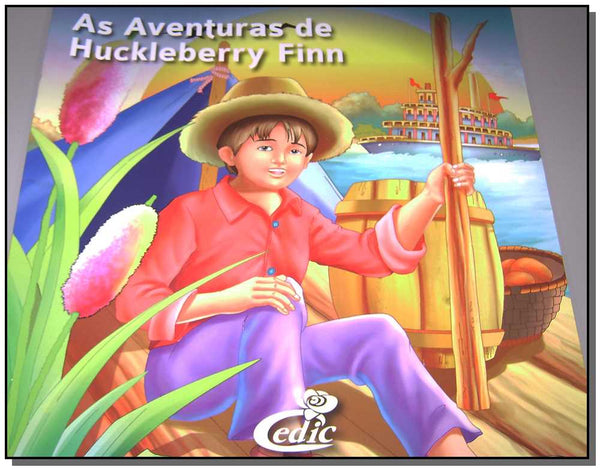Capa do livro Meus Classicos Favoritos - Aventuras Hucleberry Fi, de Editora Cedic