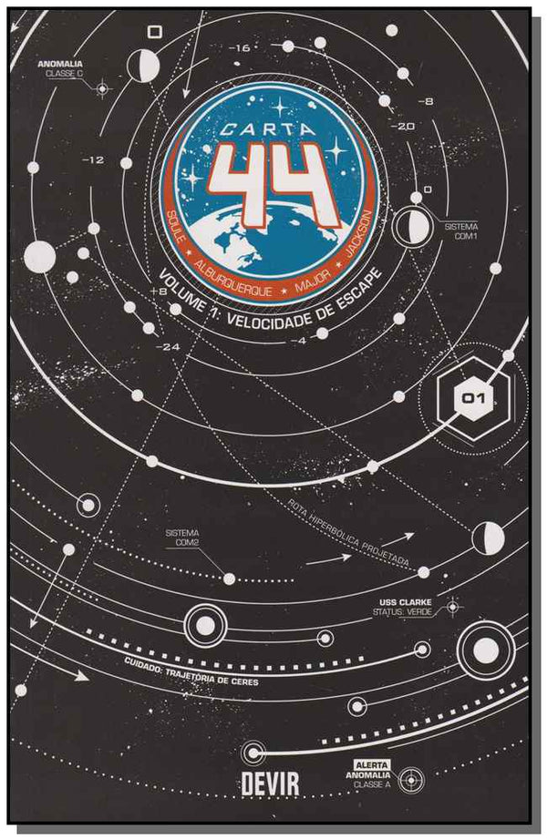 Capa do livro Carta 44 - Vol.01 - Velocidade de Escape, de James Tynion IV