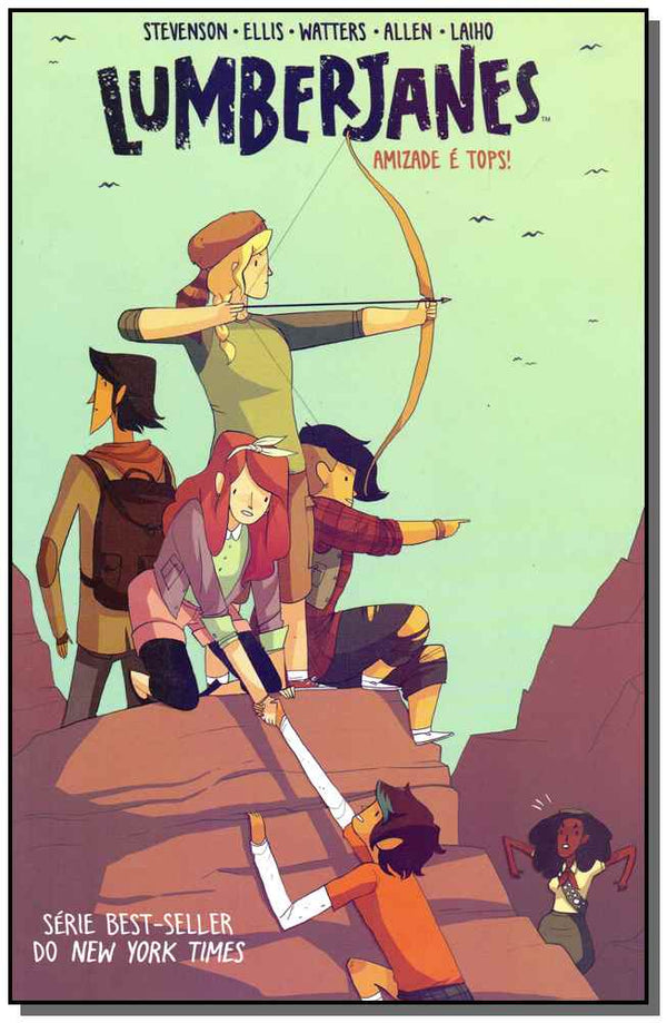 Capa do livro Lumberjanes 02 - Amizade e Tops!, de Noelle Stevenson