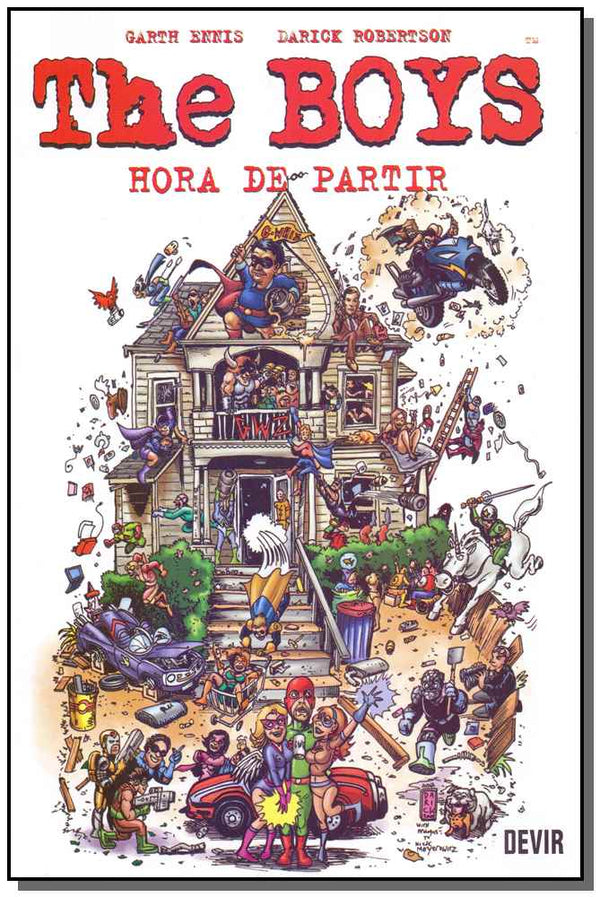Capa do livro The Boys Volume 04: Hora de Partir - 02ed/19, de Garth Ennis