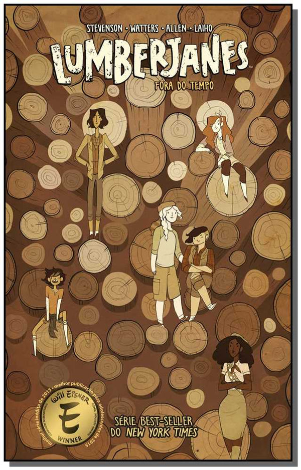 Capa do livro Lumberjanes 04 - Fora do Tempo, de Noelle Stevenson