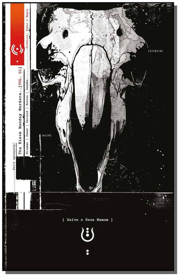 Capa do livro The Black Monday Murders, de Jonathan Hickman