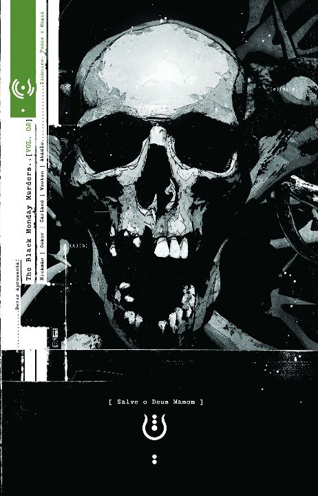 Capa do livro The Black Monday Murders Vol. 2, de Jonathan Hickman