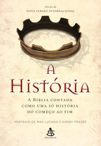 Capa do livro A História - A Bíblia Contada Como uma Só História do Começo ao Fim, de Zondervan Corporation