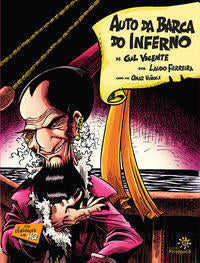 Capa do livro Auto da Barca do Inferno em Quadrinhos, de Vicente; Ferreira; Vinole