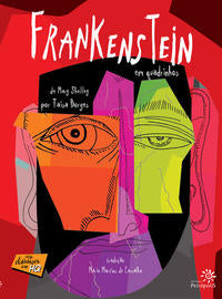 Capa do livro Frankenstein em Quadrinhos, de Mary Shelley