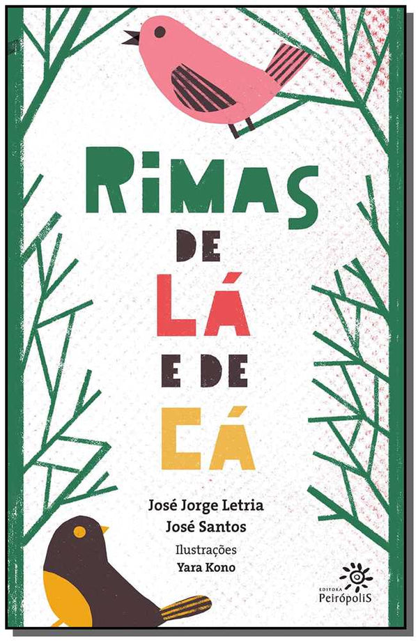 Capa do livro Rimas de Lá e de Cá, de Jose Jorge Letria, Jose Santos