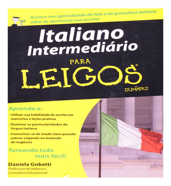 Capa do livro Italiano Intermediario para Leigos, de Daniela Gobetti