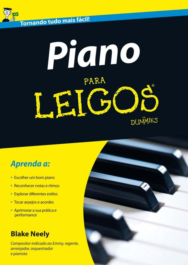 Capa do livro Piano para Leigos, de Blake Neely