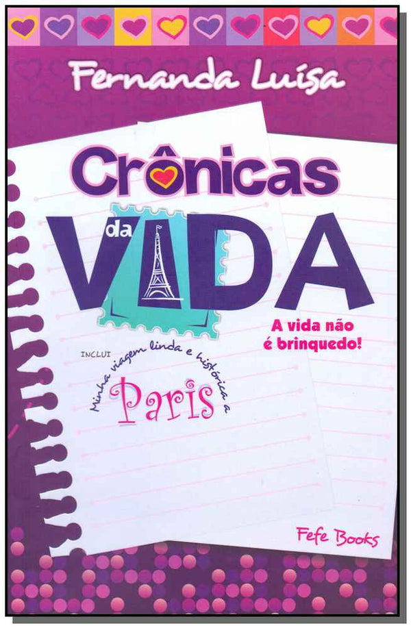 Capa do livro Crônicas da Vida - 1ª Edição, de Fernanda Luisa
