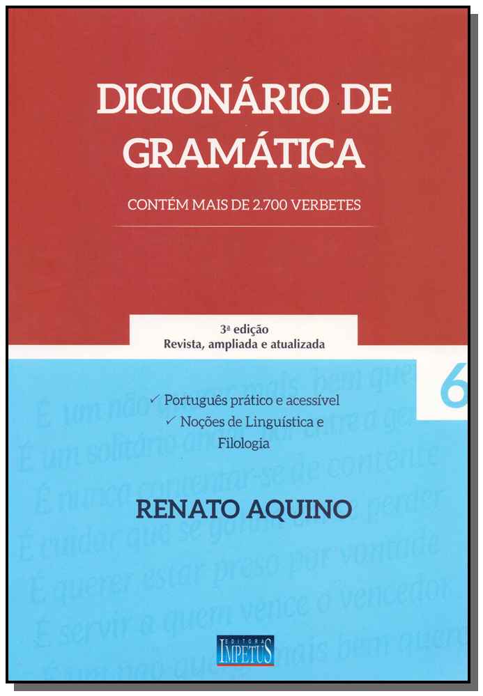 Dicionário de Gramática - 3ª Edição