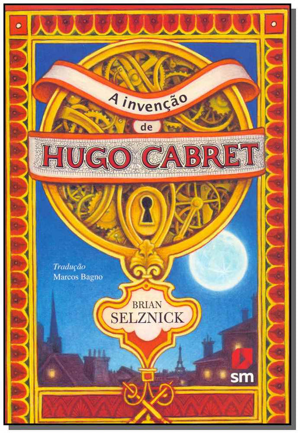 Capa do livro A Invenção de Hugo Cabret, de Brian Selznick