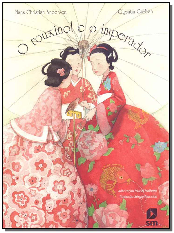 Capa do livro Rouxinol e o Imperador, o, de Hans C. Andersen, Quentin Greban