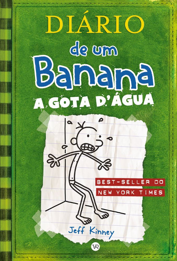 Capa do livro Diário de um Banana - Vol. 03 - A Gota D’água, de Jeff Kinney