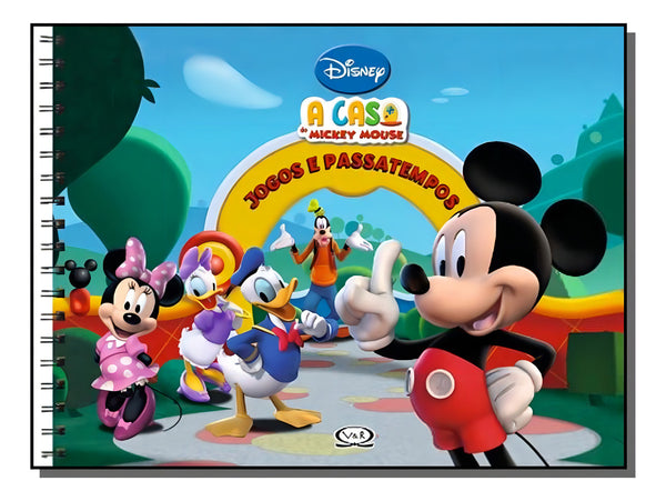 Capa do livro Casa do Mickey Mouse: Jogos e Passatempos, de Vergara e Riba Editora