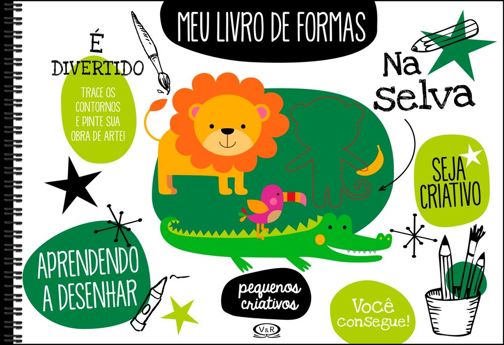 Meu Livro de Formas: Na Selva