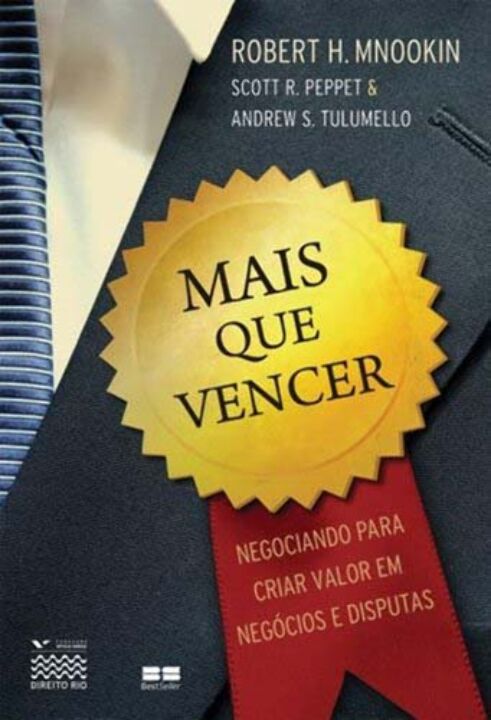 Capa do livro Mais que Vencer, de Robert H. Mnookin