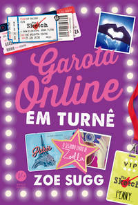 Capa do livro Garota Online em Turnê, de Zoe Sugg