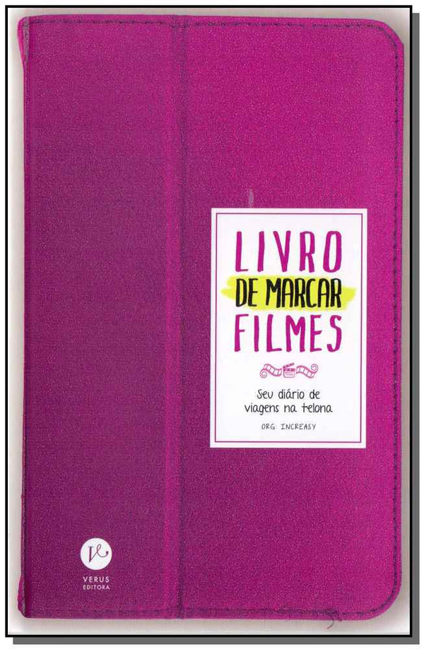 Capa do livro Livro de Marcar Filmes, de Increasy Consultoria Literaria