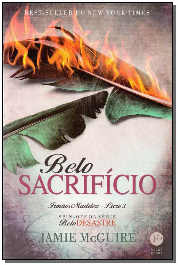 Capa do livro Belo Sacrifício (Vol. 3 Irmãos Maddox), de Jamie Mcguire
