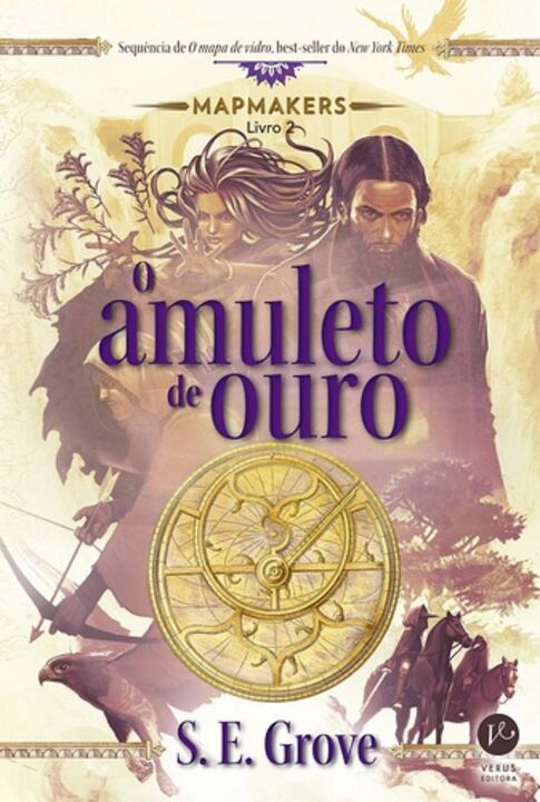 Capa do livro Amuleto de Ouro (Vol. 2 Mapmakers), o, de S.E. Grove