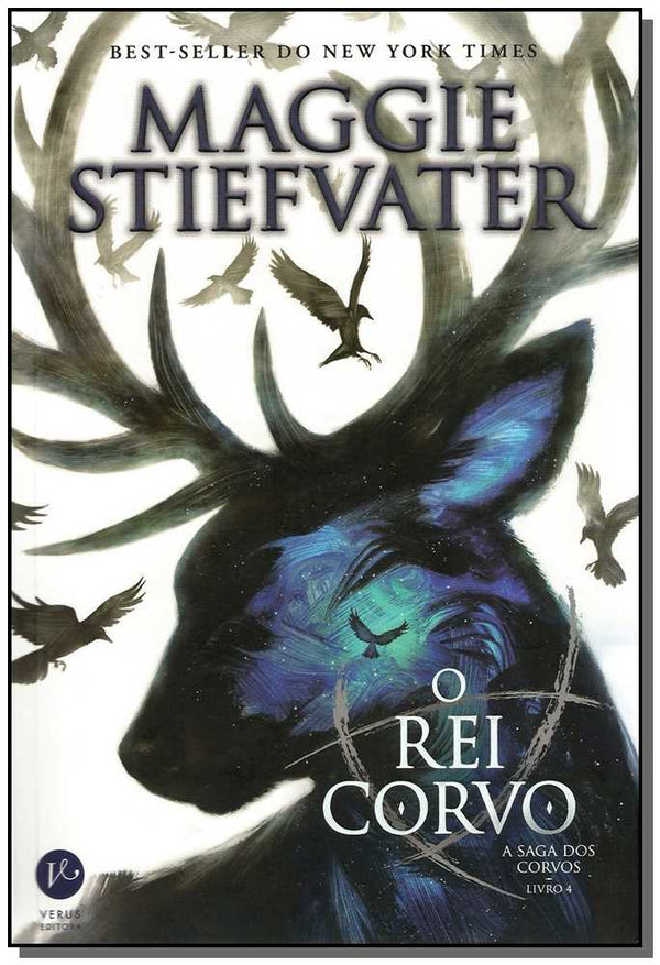 Capa do livro Rei Corvo, o - Saga dos Corvos, de Maggie Stiefvater