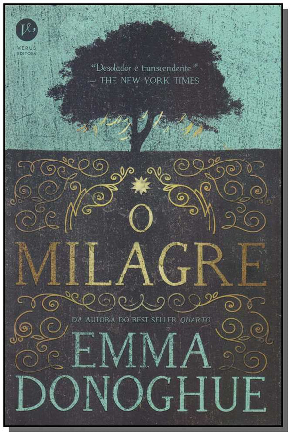 Capa do livro O Milagre, de Emma Donoghue