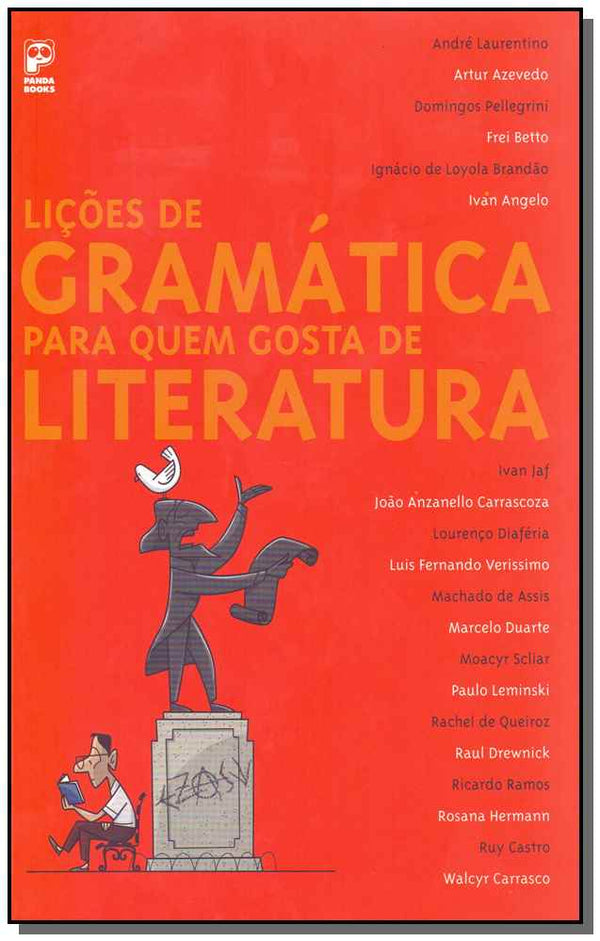 Capa do livro Lições de Gramática para Quem Gosta de Literatura, de Nilson Silva, Carmen Campos (org.)