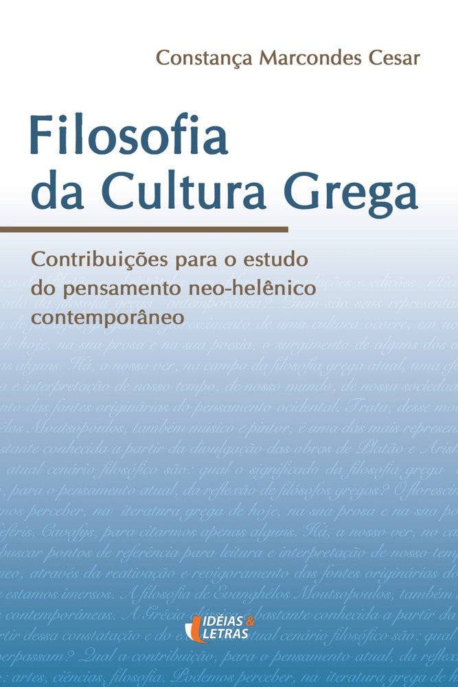 Filosofia da Cultura Grega