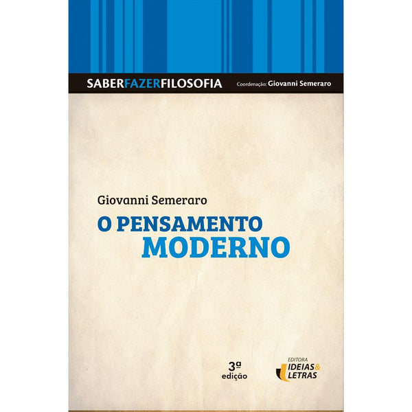 Capa do livro O Pensamento Moderno, de Giovanni Semeraro