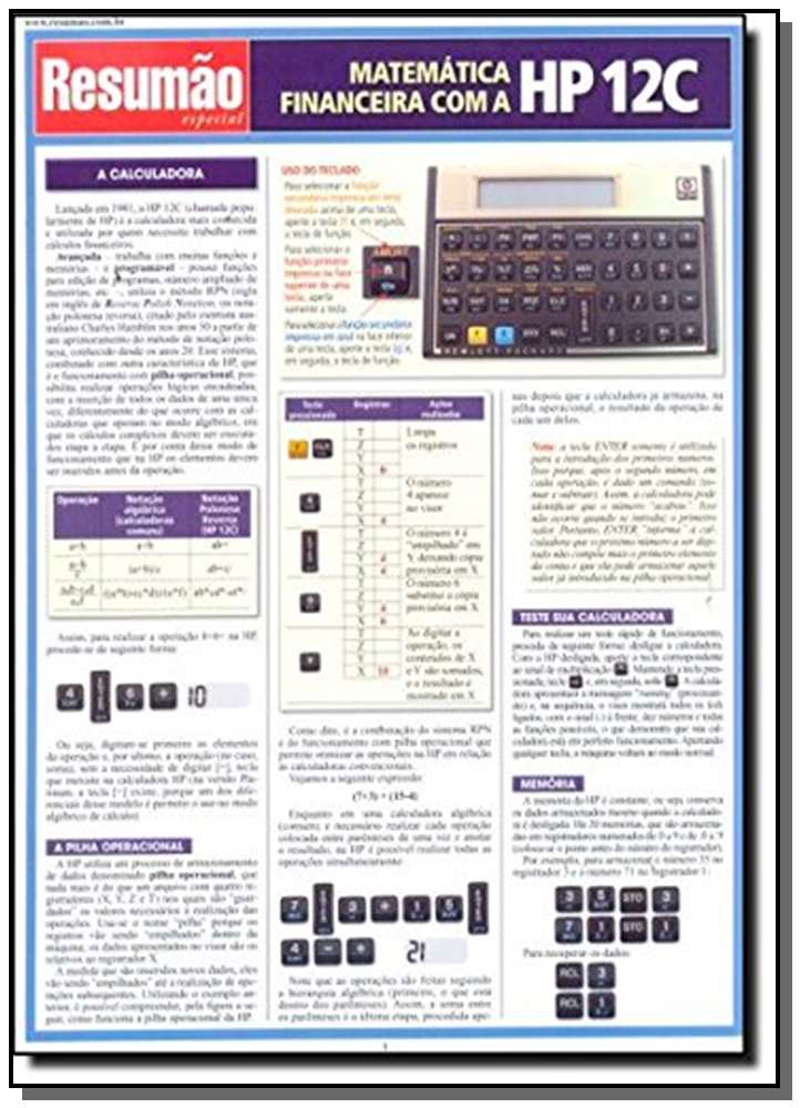 Matemática Financeira com a Hp 12c