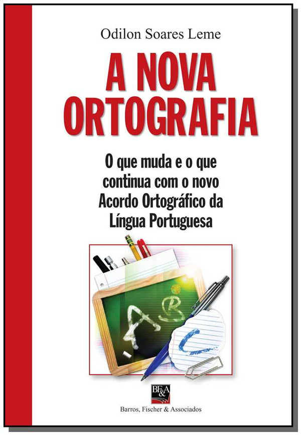 Capa do livro A Nova Ortografia - Pocket, de Odilon Soares Leme