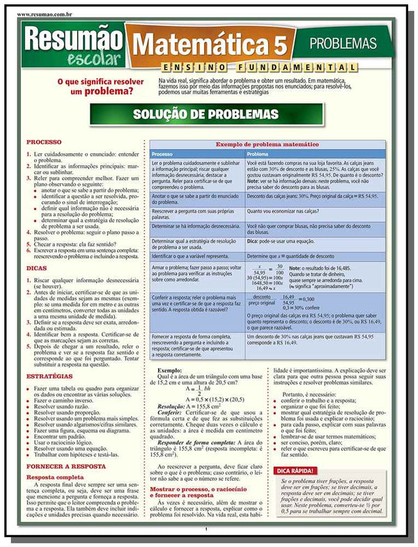 Capa do livro Matemática 5 - Problemas, de Peddy Warren