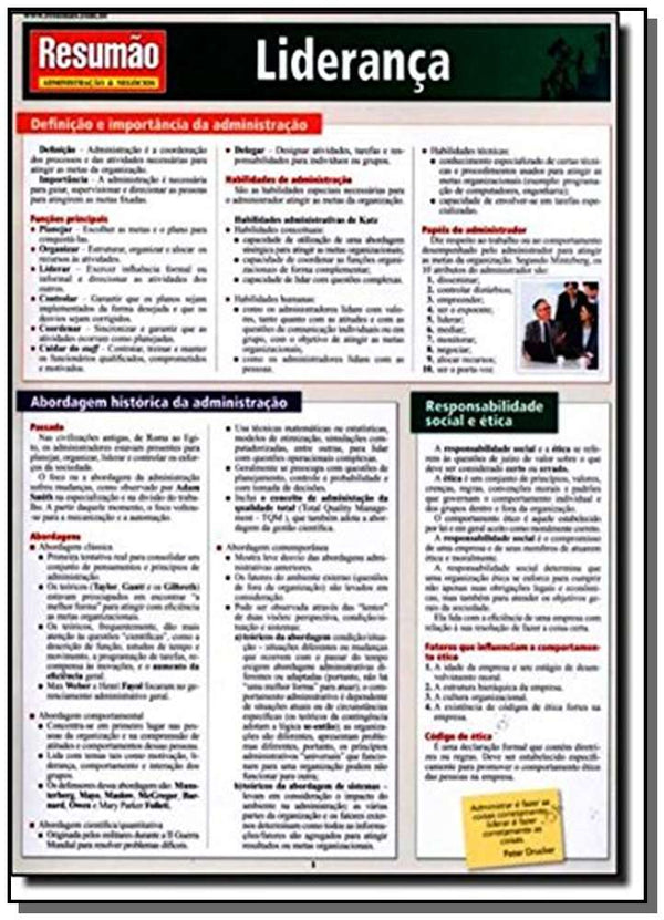 Capa do livro Liderança, de Barros Fischer e Associados