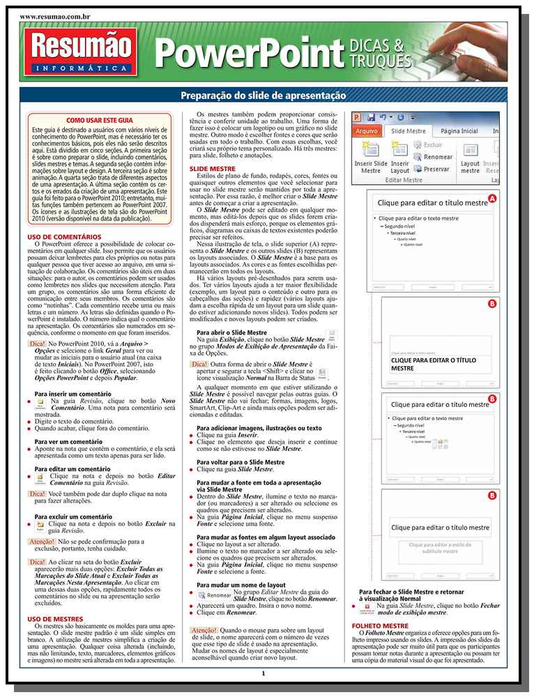 Powerpoint - Dicas & Truques
