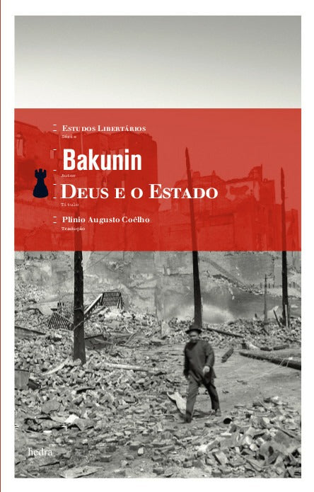 Capa do livro Deus e o Estado, de Mikhail Bakunin