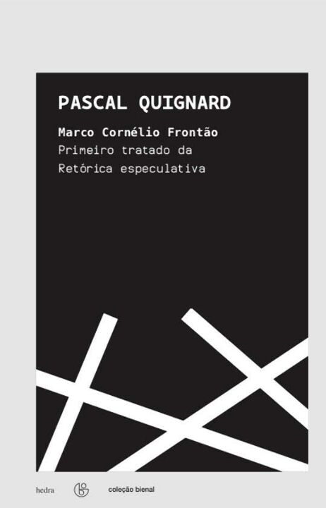 Capa do livro Marco Cornélio Frontão, de Pascal Quignard