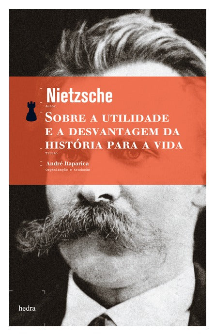 Capa do livro Sobre a Utilidade e a Desvantagem da História para a Vida, de Friedrich Nietzsche