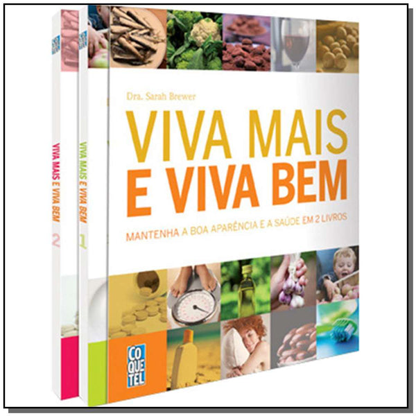 Capa do livro Box - Viva Mais e Viva Bem, de Dra. Sarah Brewer