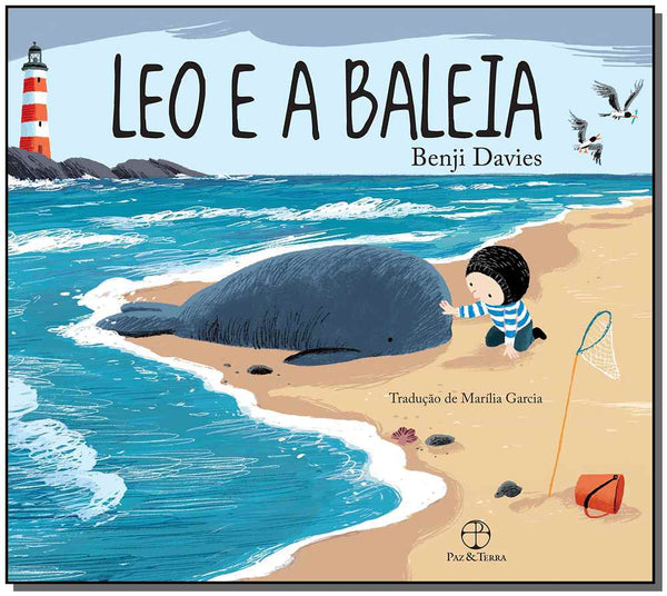 Capa do livro Leo e a Baleia, de Benji Davies