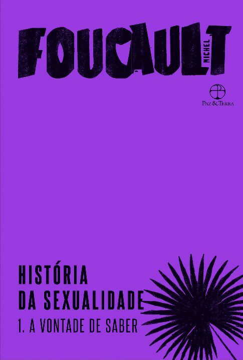 Capa do livro História da Sexualidade (Vol. 1), de Michel Foucault