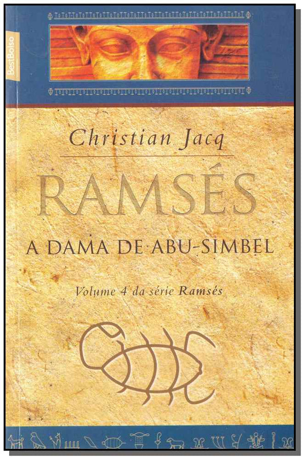 Capa do livro Ramses - A Dama de Abu-Simbel - Best Bolso, de Christian Jacq