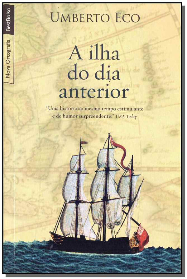 Capa do livro A Ilha do Dia Anterior, de Umberto Eco