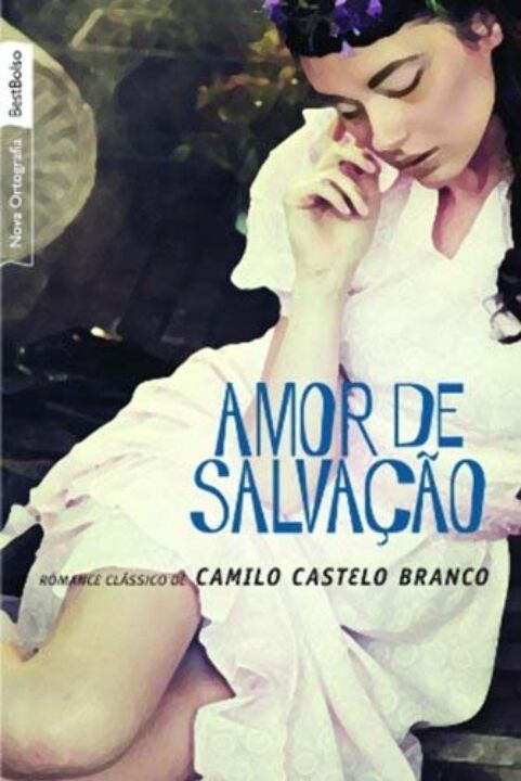 Capa do livro Amor de Salvação (Edição de Bolso), de Camilo Castelo Branco