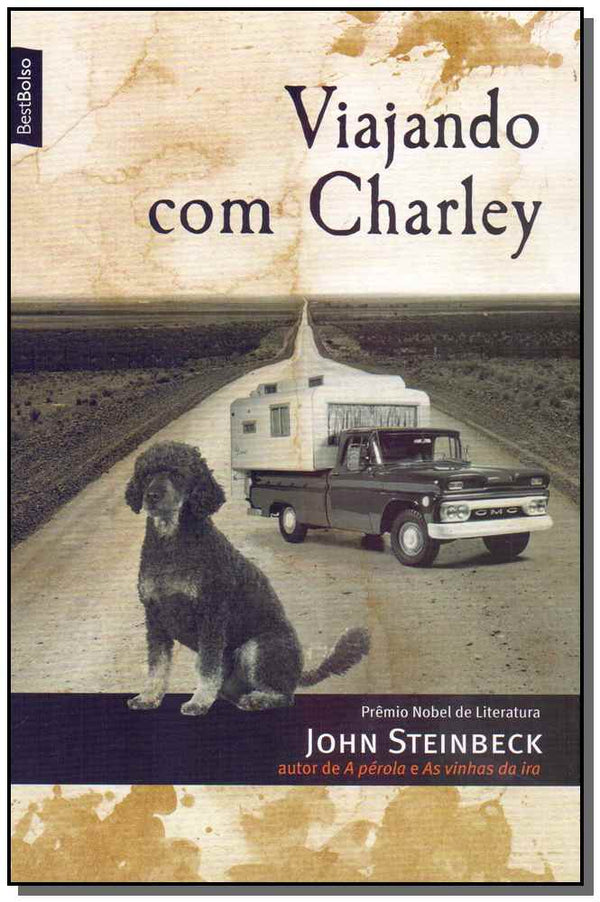 Capa do livro Viajando com Charley, de John Steinbeck
